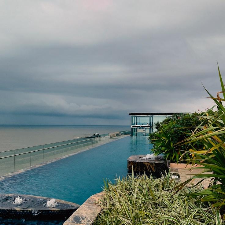 Entertainment zone at night in Switzerland
